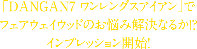 「DANGAN7 ワンレングスアイアン」でフェアウェイウッドのお悩み解決なるか！？インプレッション開始！