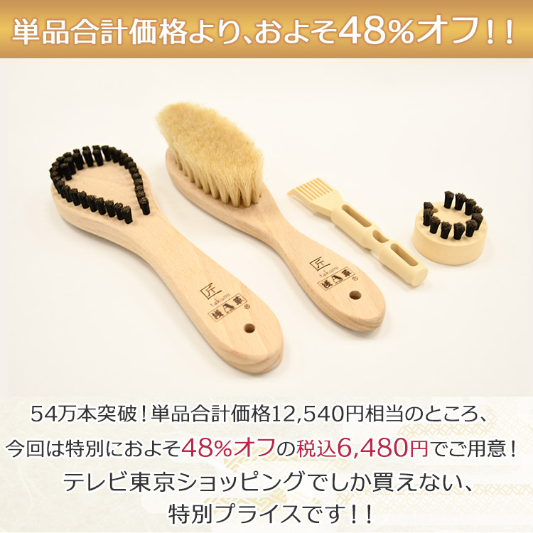 毛玉とりブラシ＆カシミヤブラシ匠セット｜テレ東マート