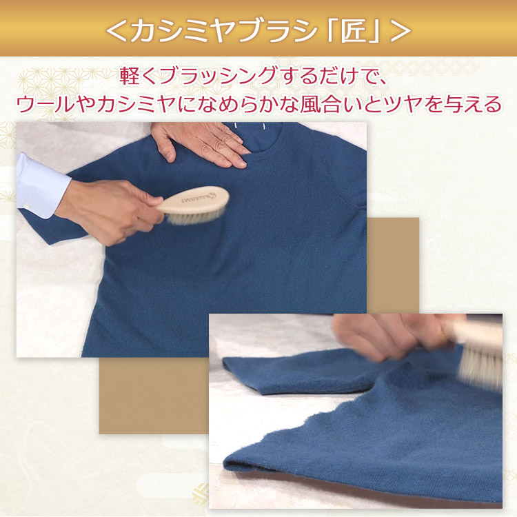 毛玉とりブラシ&カシミヤブラシ匠セット|テレ東マート 毛玉とりブラシ&カシミヤブラシ匠セット|テレ東マート