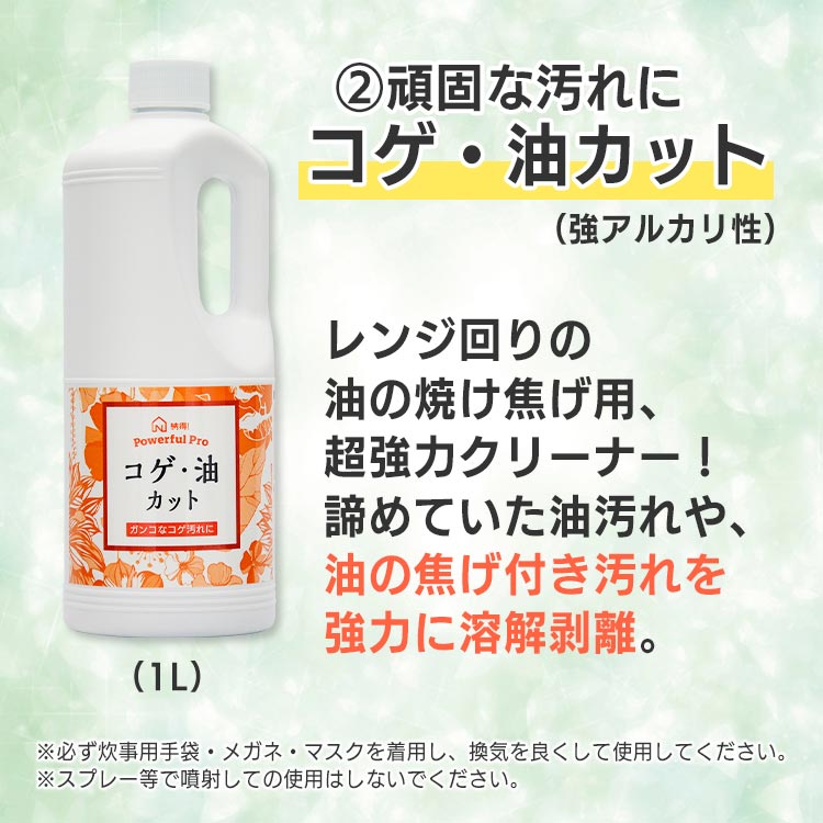 納得！パワフルプロ　洗剤セット