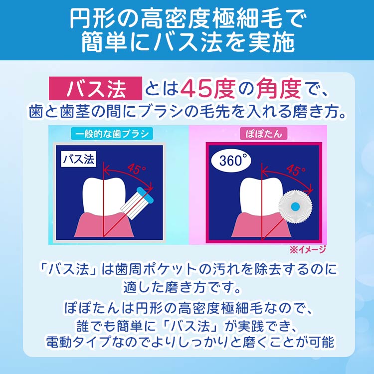 2本セット】電動歯ブラシぽぽたんツイスティ｜テレ東マート