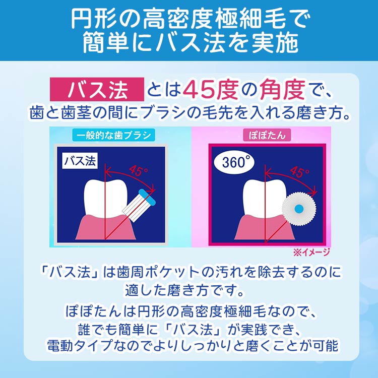 単品】電動歯ブラシぽぽたんツイスティ｜テレ東マート