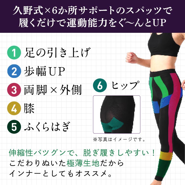 単品】久野式 元気生活サポートスパッツ｜テレ東マート