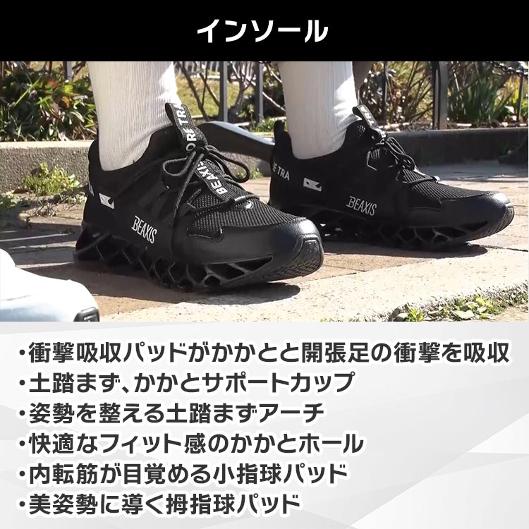 期間限定販売】BEAXIS バランスコアスニーカープレミアム｜テレ