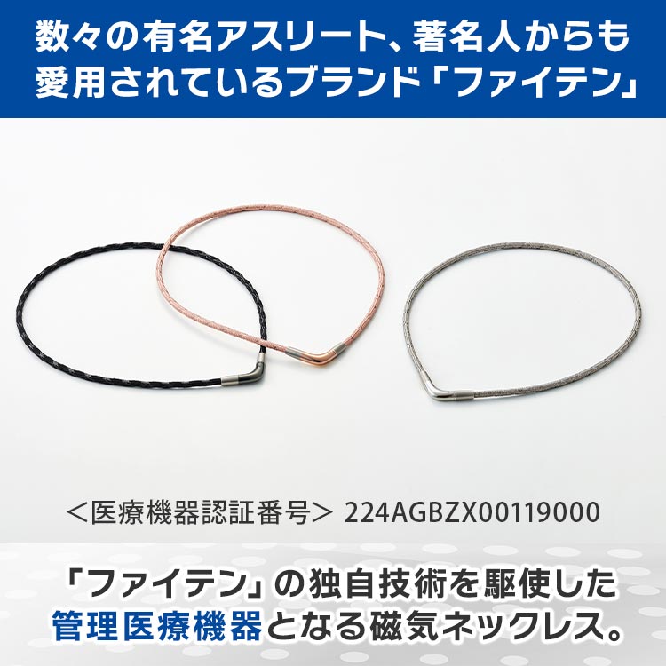 ファイテン　ネックレス　2本セット 2本セット】ファイテン磁気治療ネックレス プレミアム｜テレ東マート
