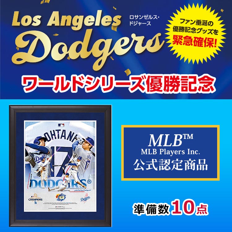 大谷翔平WS優勝記念ドジャース 2024年シーズン使用球カットピース入り