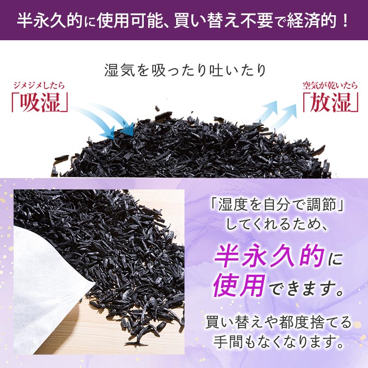 炭八の調湿木炭6セット 出雲カーボン 特典付 炭八 10種類から選べる お試しセット 調湿木炭