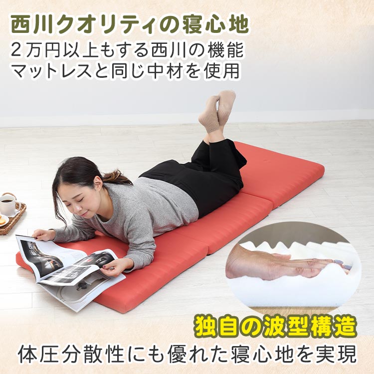 期間限定販売・2個セット】西川 寝心地にこだわった ごろ寝マット